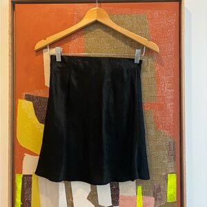 Babaton Black A-Line Mini Skirt Cocktail